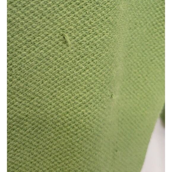 Vintage Eileen Fisher Light Green Cotton Open Front Cardigan Sweater Jacket - Picture 9 of 9